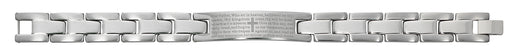 Men's Stainless Steel "Our Father" Bracelet