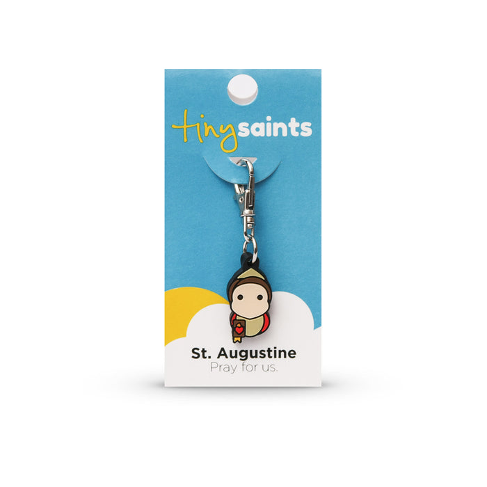 Saint Augustine Tiny Saint Charm