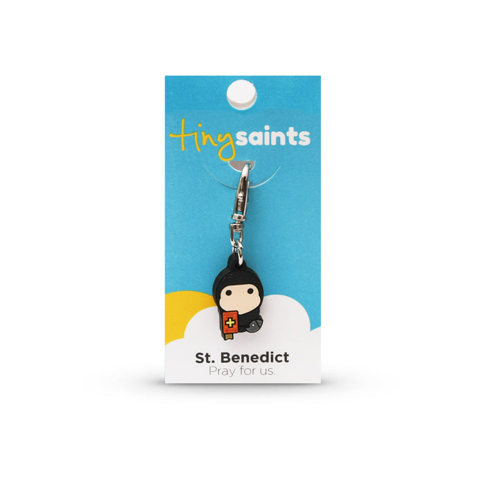 Saint Benedict Tiny Saint Charm