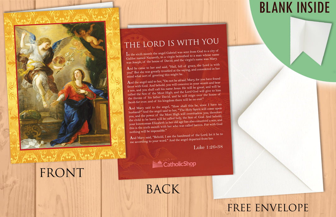 The Annunciation Christmas Card - 25-Pack