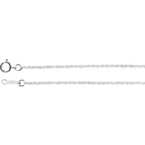 16-inch Cable Chain - 18K White