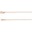 16-inch Cable Chain with Lobster Clasp - 14K Rose