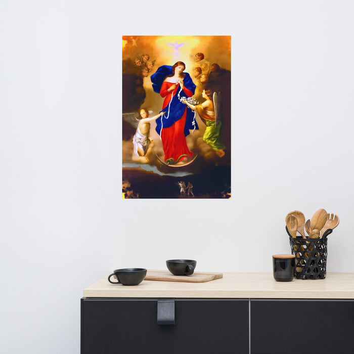 Our Lady Undoer of Knots Poster