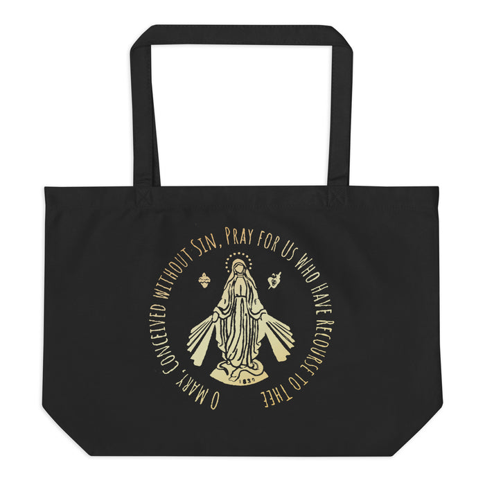 St. Francis & Our Lady organic tote bag