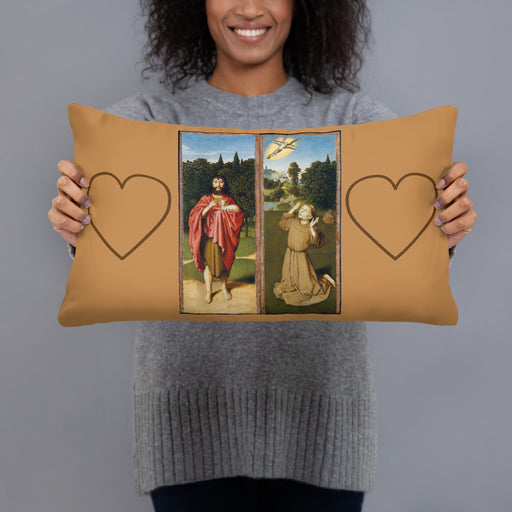 Receiving the Stigmata Pillow