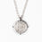 Benedictine Medallion Necklace - Silver