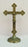 Standing Crucifix Antiqued Brass 12.5-inch