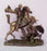 Saint George Cold-Cast Bronze Lightly Hand-Painted 11.5-inch