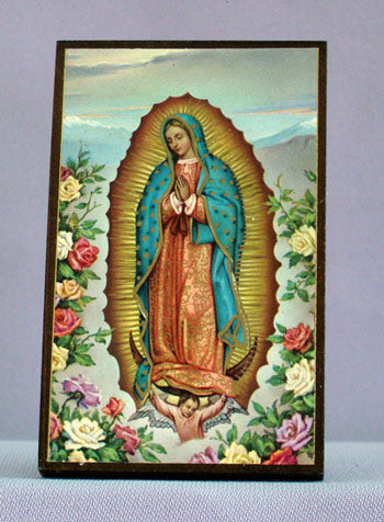 Our Lady Of Guadalupe Plaque 2.5X3.5-inch