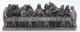 Last Supper Statue Cold-Cast Bronze 9.5X2.25X3.5-inch