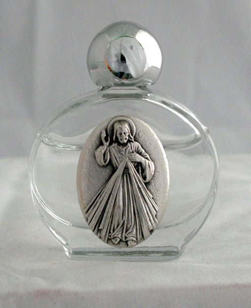 Divine Mercy Holy Water Bottle 1.75X 2.25-inch
