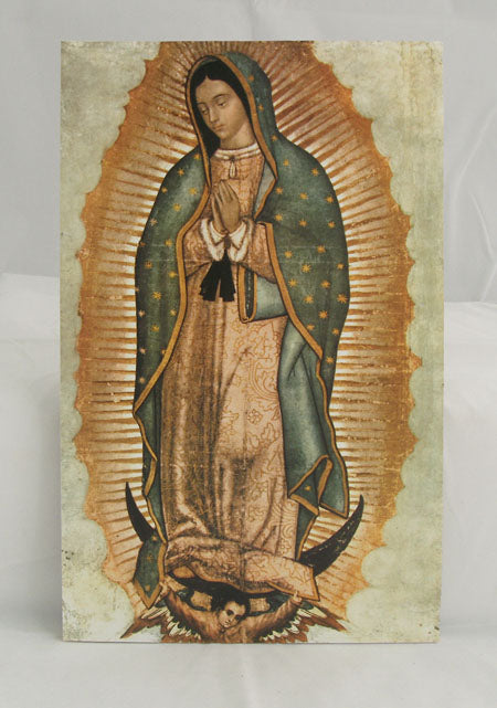 Our Lady Of Guadalupe Plaque 5X9-inch