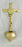 Crucifixion Font Shiny Brass 11.5-inch