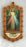 Divine Mercy Wood/Gold 3.5X7-inch