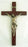 Crucifix Bronze Corpus Wood Cross 14-inch