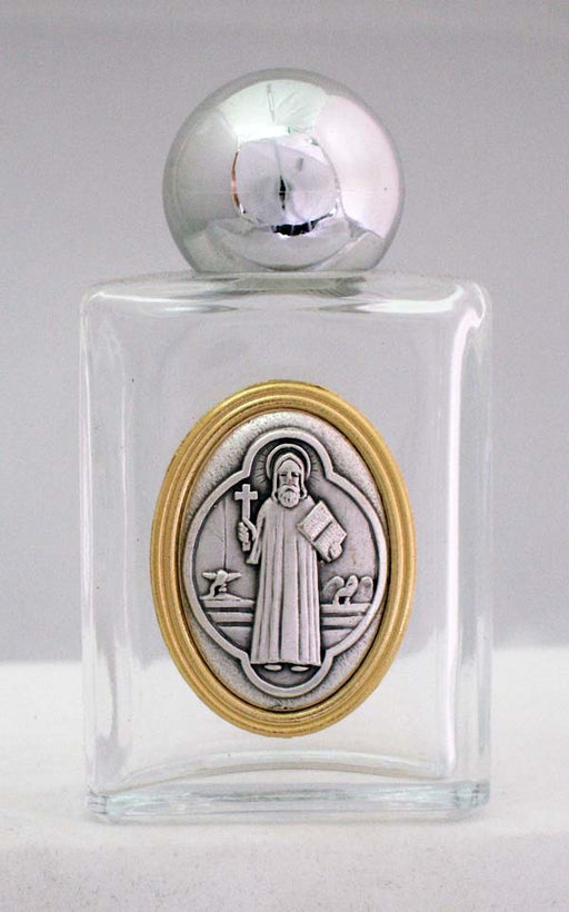 Saint Benedict Holy Water Bottle Square 