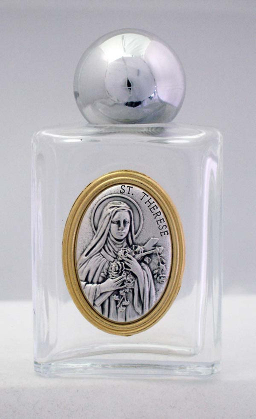 Saint Therese Holy Water Bottle Square 
