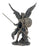 Archangel Raphael Lightly Hand-Painted Cold-Cast Bronze 13.5-inch