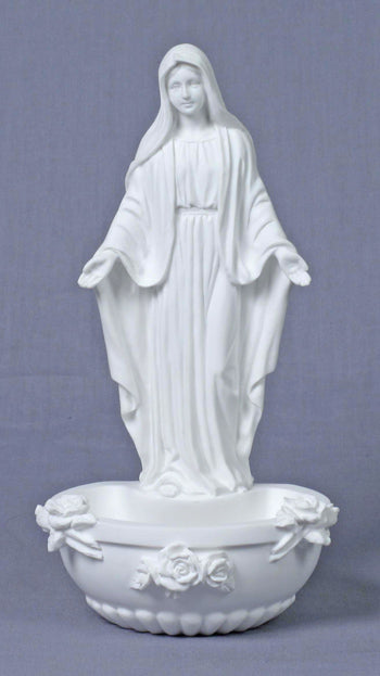 Lady Of Grace Font White 7.5-inch