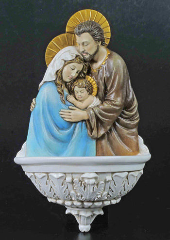 Holy Family Font Hand-Painted Colors 9-inch