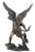 Archangel Uriel Cold-Cast Bronze Lightly Hand-Painted 13.25-inch
