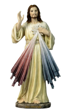 Divine Mercy Hand-Painted 12-inch