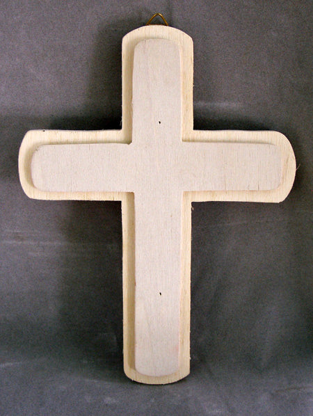 Plain Wood Cross 6.25-inch