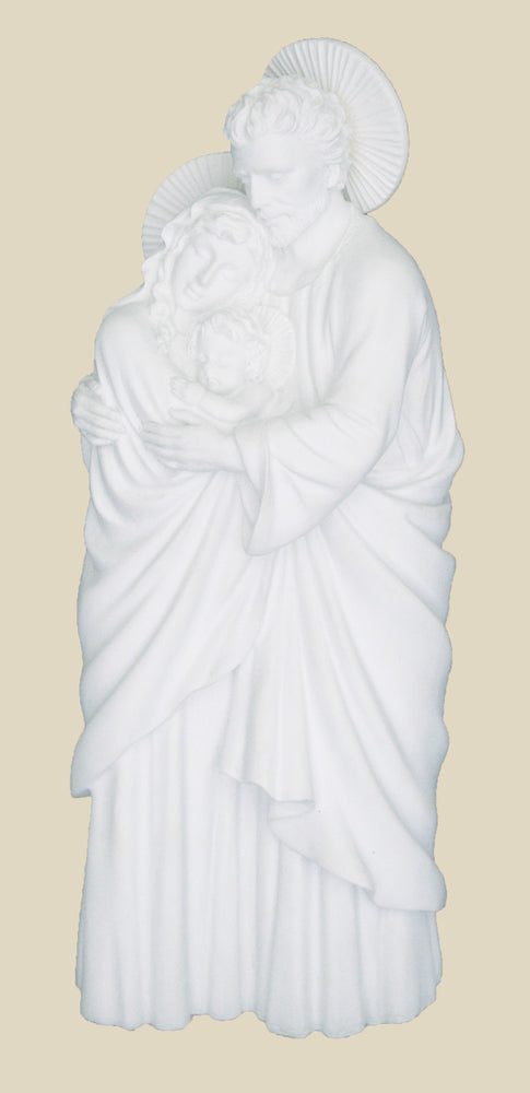 Holy Family In White 10-inch