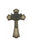 Holy Spirit Cross Lightly Hand-Painted Cold Cast Bronze 8-inch