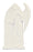 Sorrowful Standing Angel White Finish 10.5-inch