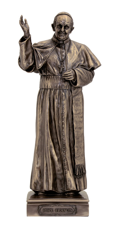 Pope Francis-Cold Cast Bronze 11-inch