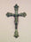 Crucifix Antiqued Brass 12.5-inch