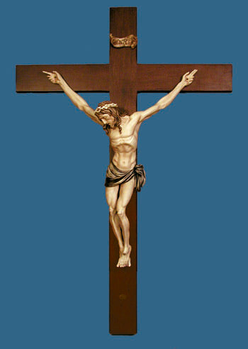 Large Crucifix By Ado Santini 46-inch