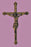 Crucifix Antique Brass 16.5-inch