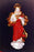 Sacred Heart Of Jesus Wall Plaque Hand-Painted Ceramic 21-inch