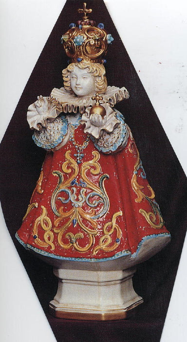 Infant Of Prague Hand-Painted Ceramic 18-inch