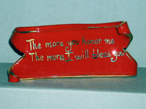 The More You Honor Me The More I Will Bless You Plaque 7X5-inch