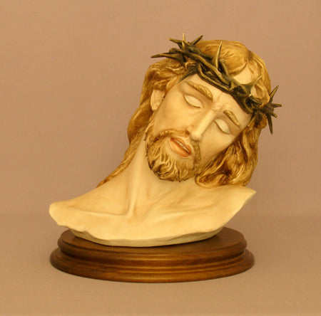 Ecce Homo - Suffering Christ In Capodimonte Porcelain 10-inch