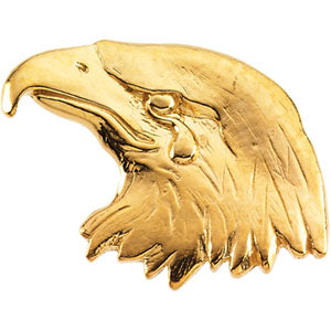 14K Yellow Gold Eagle Lapel Pin