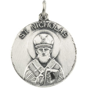 14K Yellow Gold Saint Nicholas Pendant