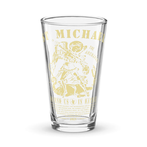 St. Michael the Archangel 16 Oz Shaker Pint Glass