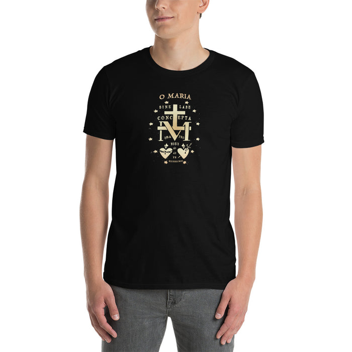 O Maria Immaculate Conception T-Shirt - Gold