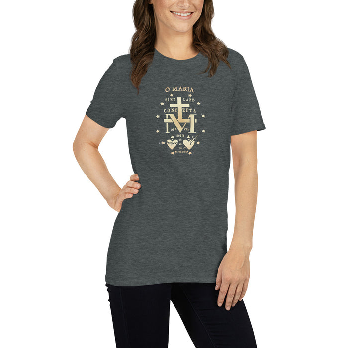 O Maria Immaculate Conception T-Shirt - Gold